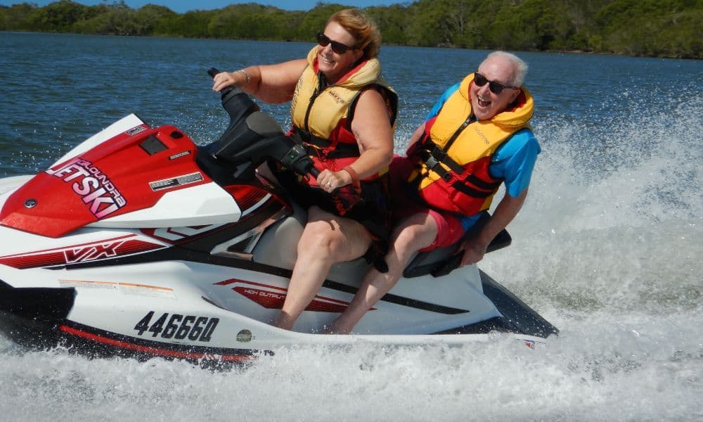 Glasshouse Mountains Jet Ski Tour vanuit Caloundra