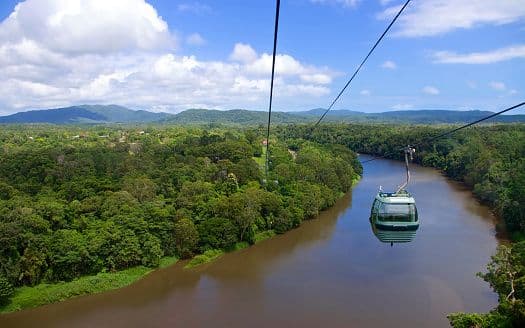 Esperienza di andata e ritorno con la Skyrail Rainforest Cableway