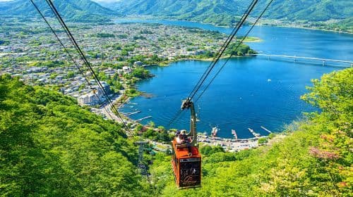 Excursion en bus Mt. Fuji Twin Lakes KABA : Kawaguchi, Yamanaka et Oshino Hakkai