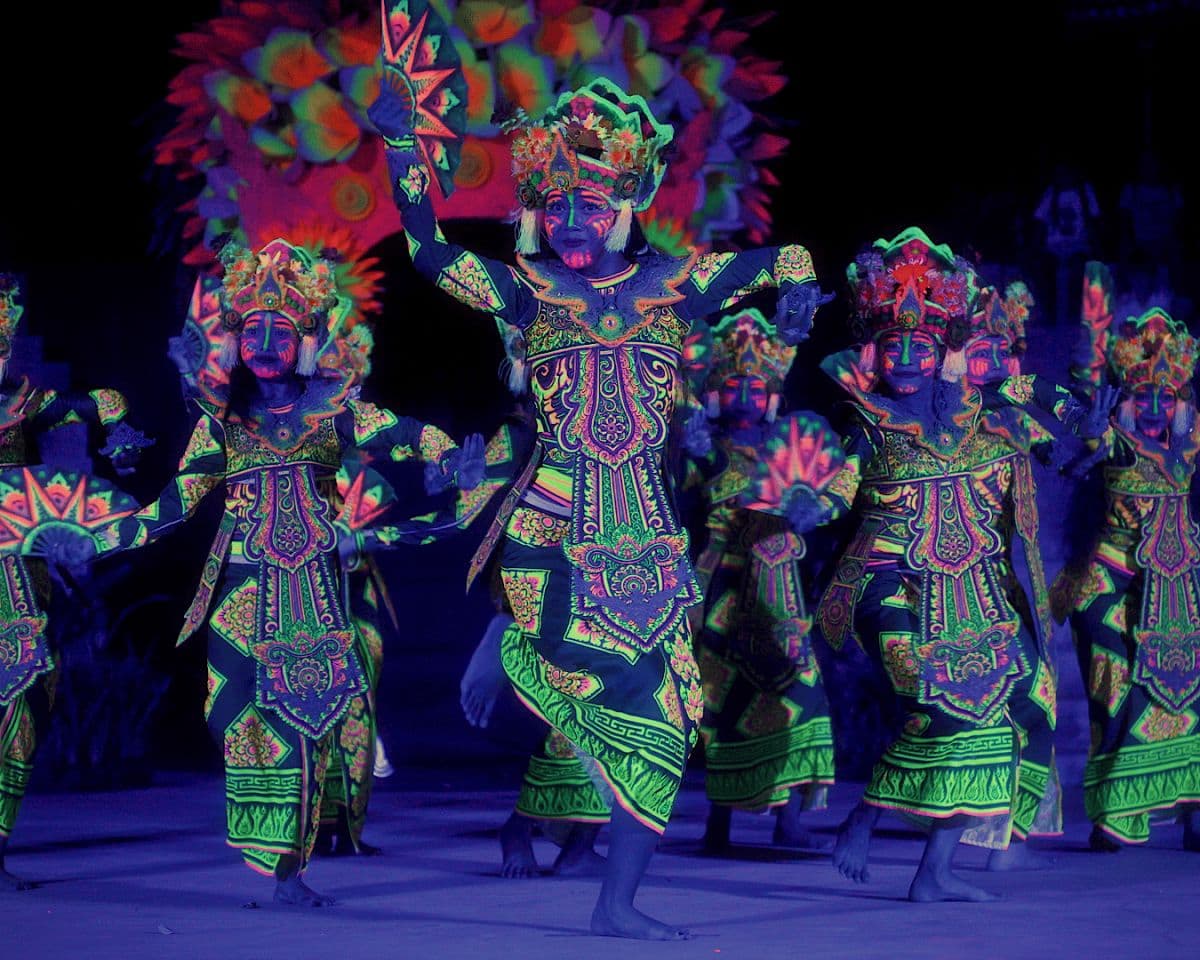 Cipta Rwa Loka Tanzaufführung, Bali