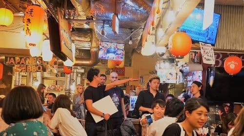 Shibuya Bar Hopping Tour (All-You-Can-Drink + Full Dinner) Day Tours