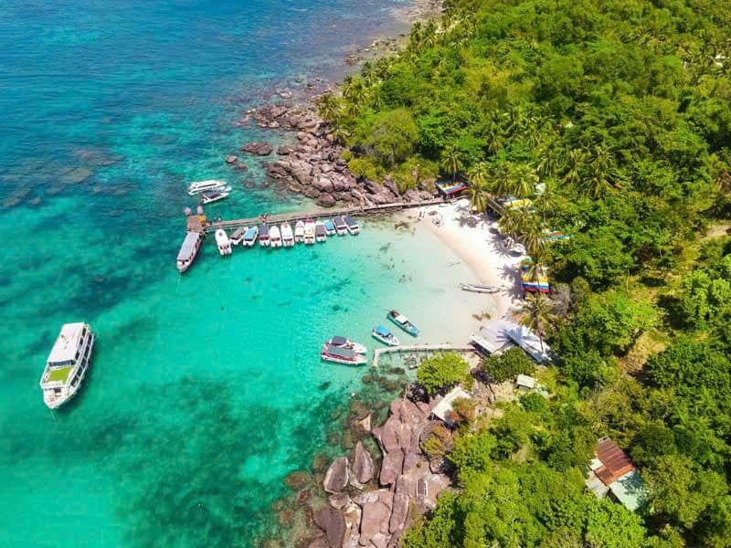 3 Island Hoping Tour in Southern Phu Quoc with Chinese-speaking Guide