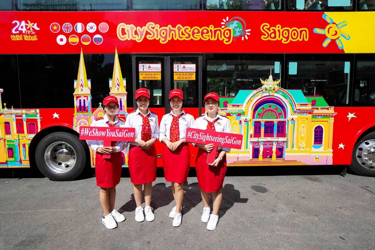 Ho Chi Minh - City Sightseeing Double-Decker Bus Ticket