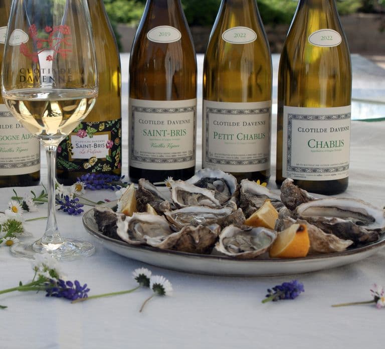 Wine and oyster tasting at Chablis