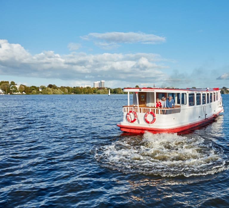 Hamburg: Stadscruise op het Alstermeer